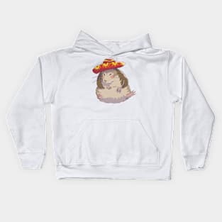 Fat rat with a hat Kids Hoodie